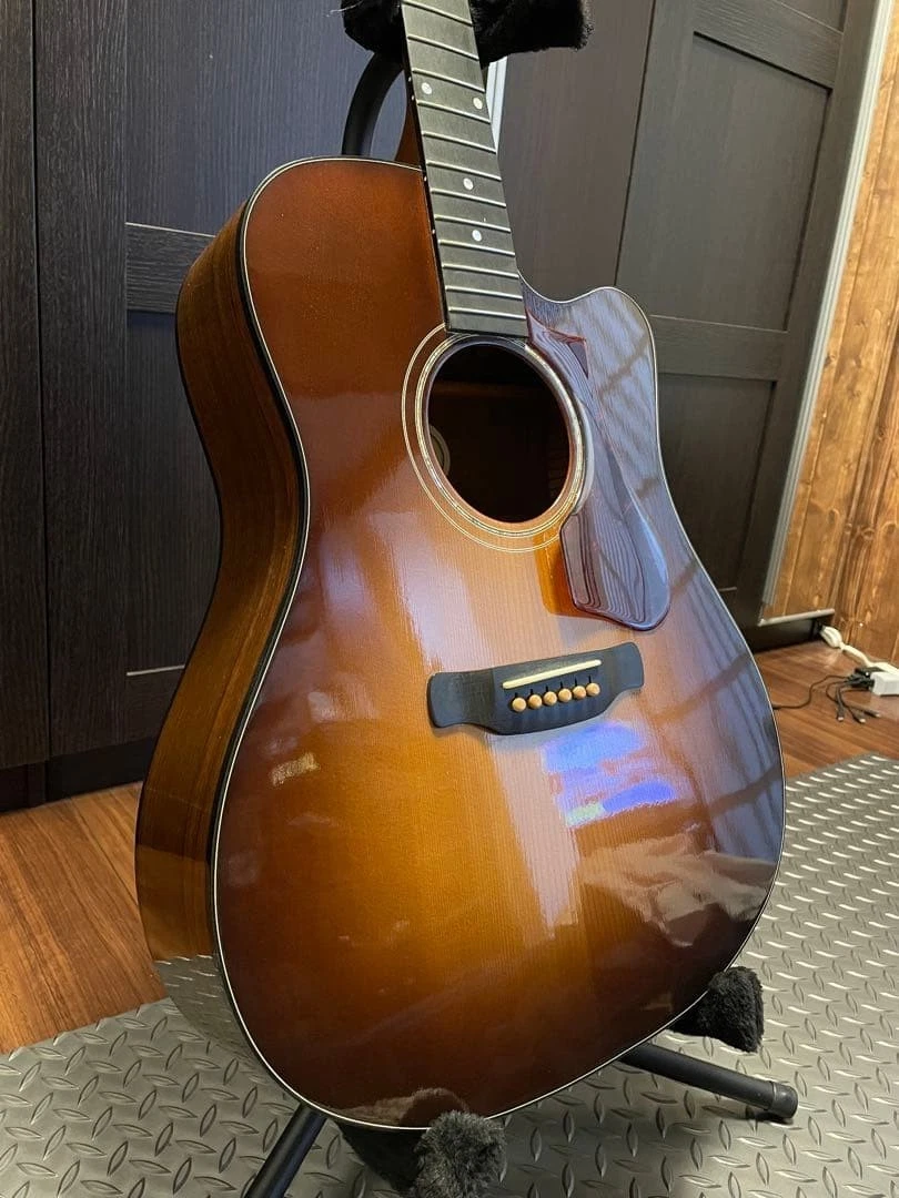 Guitarra eléctrica acústica Gibson Hummingbird Walnut AG Sunburst con...