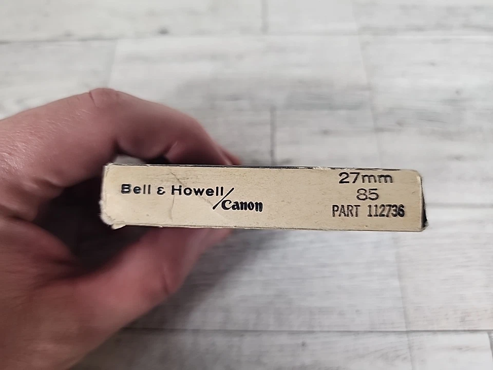 Vintage Bell & Howell Canon Filter 27mm Screw In Type 112736 - Image 2 of 3