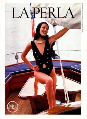 1993   LA PERLA Bathing Suit Lingerie   Print Ad   1990s  Fashion ADS.82
