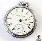 c. 1887 Elgin B. W. Raymond 15J Antique Open-Face Pocket Watch #2306727