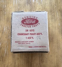 Genuine Ford Tractor 2n-6312 Crank Shaft Pully Sealed Nos