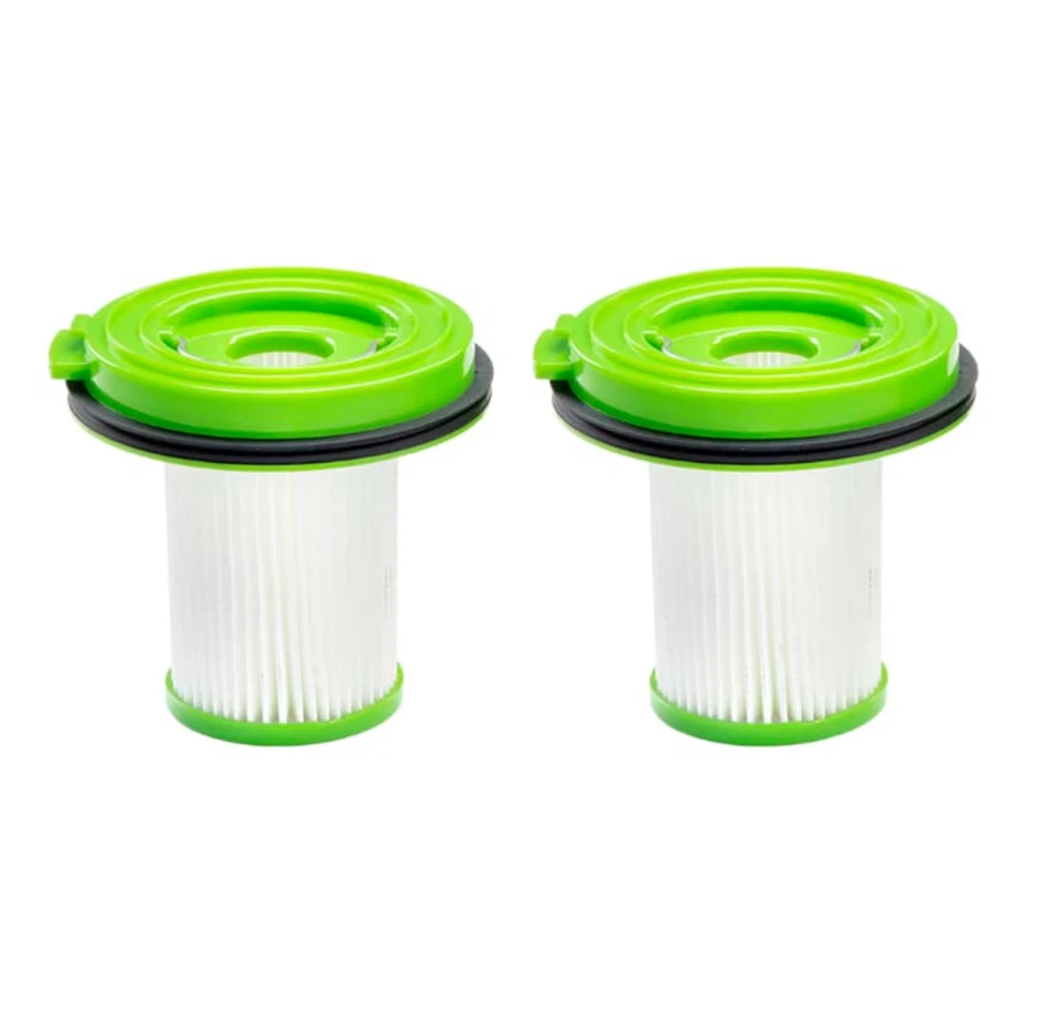 Ersatz HEPA-Filter 2er-Set für Greenworks Staubsauger GD24SV, G24SVK4 & G24SVK4D