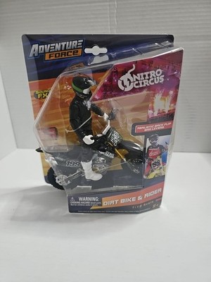 Adventure Force Nitro Circus Dirt Bike and Rider Travis Pastrana 1:12 Scale 