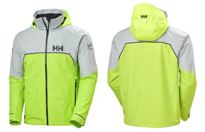 Helly Hansen Authentic HP FOIL LIGHT 34151-402 JACKET w/ Hood Azid Lime Mens (S)