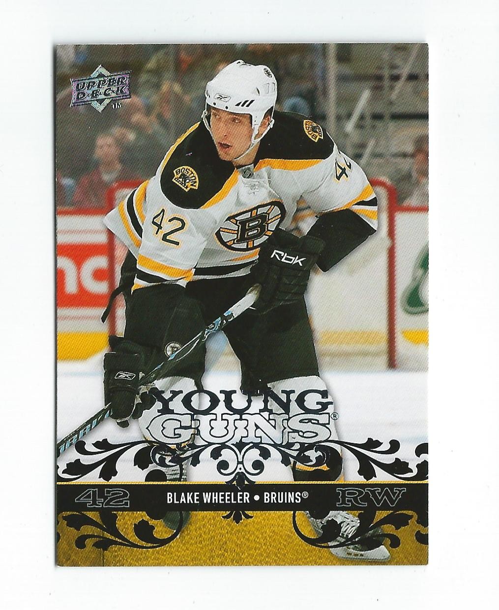 2008-09 Upper Deck #202 Blake Wheeler YG RC Rookie Bruins