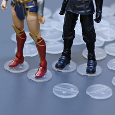 100PCS Action Figure Support Stand with Peg, 6 Inch Figures Toy Display Stands H