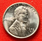 1943-S Lincoln Wheat Cent Penny GEM BU From an Original Bank Roll