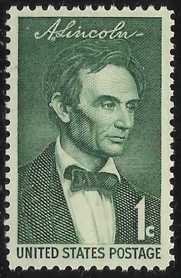 1959 Abraham Lincoln 1 cent US Postage Stamp Scott #1113  MINT