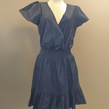 NWT Michael Kors Eyelet Flutter Ruffled Hem Dress. Retails $165. 100% Cotton. 