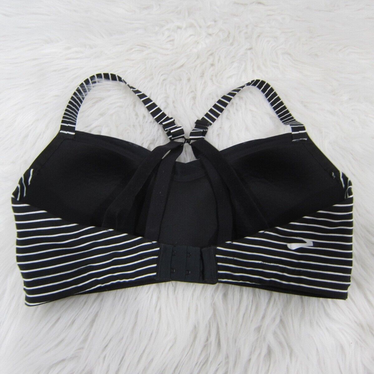 Brooks size 34C 34D Black Fineform Wire Free Running High Support Adjustable Bra thumbnail 3