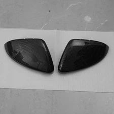 Direct Replacement Carbon Fiber Mirror Cover Caps For VW Golf GTI MK7 2015~2018