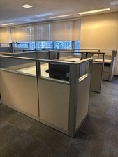 HERMAN MILLER CANVAS "GLASS"  6' x 6' OFFICE CUBICLES