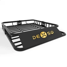 Heavy Duty Rooftop Cargo Carrier Basket Luggage Rack for SUVs, Trucks, Vehicles