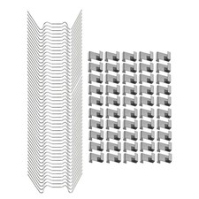 Lot de 100 mini-clips de fixation pour serre, pour jardin, maison