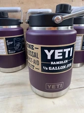 Yeti Rambler Half Gallon Jug Nordic Purple New 1/2 Half Gallon Stainless Steel