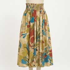 Vintage Y2K Floral Fairy Grunge Silk Maxi Skirt Sz S Boho Indie Sleaze Festival