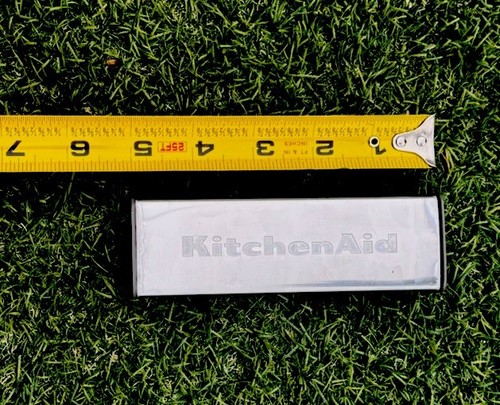 KitchenAid Dishwasher Upper Rack Handle With Logo W11110542 From Md# KDFE104DSS3 - Picture 5 of 8