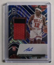2021-22 PANINI SPECTRA AYO DOSUNMU BLUE WAVE FOTL! RPA RC 13/30 JERSEY NUMBER!