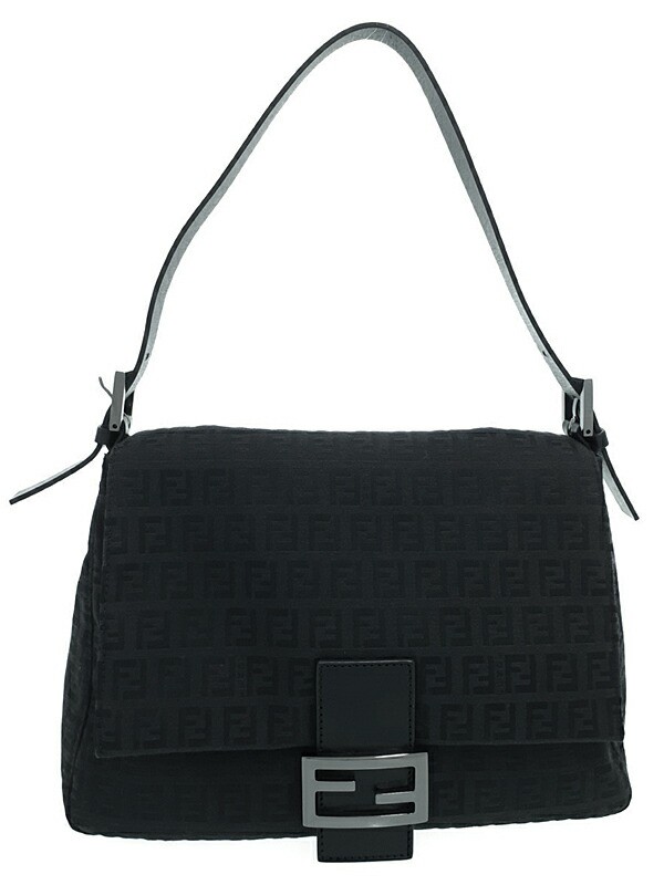 Fendi Zucchino Mamma Bucket Bag 8BR001 in Semi Shoulder Style T1127