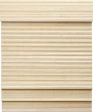 LazBlinds Cordless Bamboo Roman Windows Shades 23'' W x 60'' H Roll Up Blinds