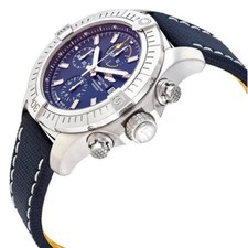 Breitling Avenger Chronograph A13317101C1X2 Blue Dial Strap Steel Men's Watch 3