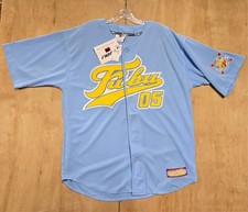 Vintage FUBU Baseball Jersey Size Large Rap Hip Hop Urban Street 2005 Y2K New