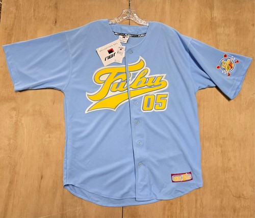 Y2K Fubu Jersey Rouge et Blanc Fubu USA Bronx vintage