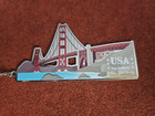 Enameled Metal Bookmark,Golden Gate Bridge, San Francisco California 6" x 2" — photo 2
