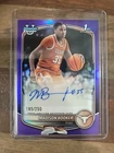 2025-26 Bowman Basketball - Madison Booker #CPA-MB Purple Auto #'d /250