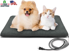 Outdoor Heated Pet Bed Waterproof Electric Heating Pad for Dogs  Cats