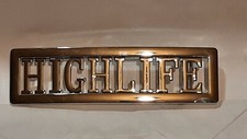 HIGHLIFE Custom Personalized Name Belt Buckle -Put your name or word on Buckle