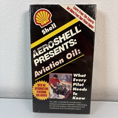 AeroShell Presents Aviation Oil VHS 1994 Shell Training Video Bob Hoover