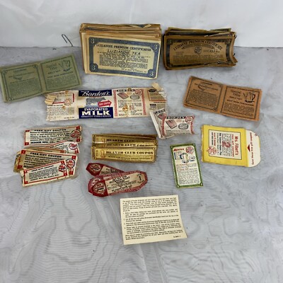 Huge Lot Premium Certificates Also Known As  Red Scissors Coupons