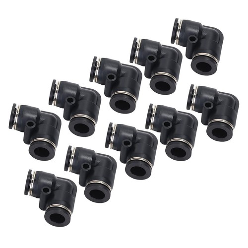 Nylon Air Line Pneumatic Quick Push to Connector Fittings For 1/2" OD Hose 10Pcs - Picture 1 of 9