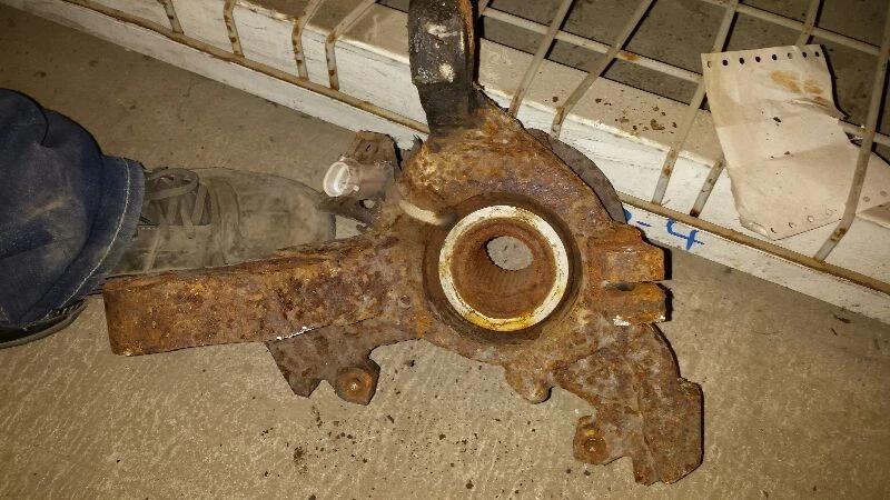 Husillo/nudillo delantero derecho pasajero para furgoneta 92 LUMINA 363268 Foto 2 de 2