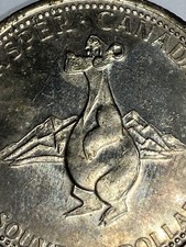 SCARCE JASPER CANADA SOUVENIR DOLLAR TOKEN SKIING MARMOT BASIN LOOK! #qc1