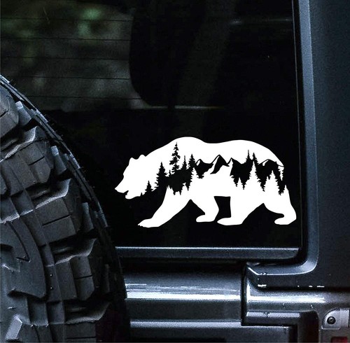 Desert scene cactus and moon silhouette vinyl sticker - Vinyl Mayhem