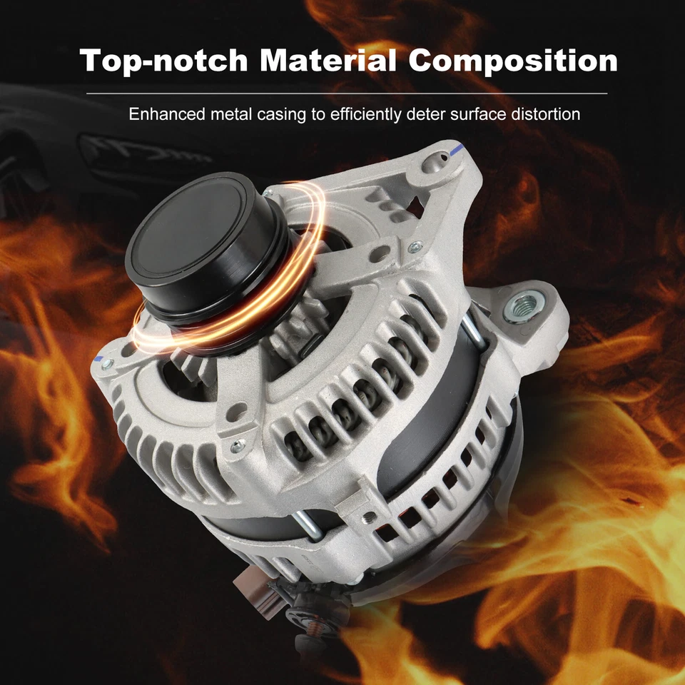 Aluminum Alternator For 2010-2011 Toyota Camry Base LE SE XLE 2.5L 94168 11519 Foto 3 de 4