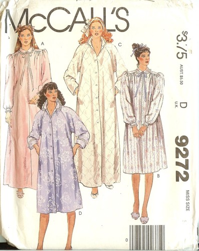 OOP McCalls Sewing Pattern Misses Sleepwear Lingerie Size XS Small 8433 9272 - Picture 11 of 11