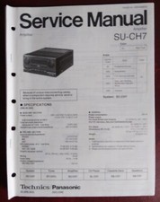 TECHNICS PANASONIC Amplificatore SU-CH7 Manuale di servizio riparazione AD9104082C8