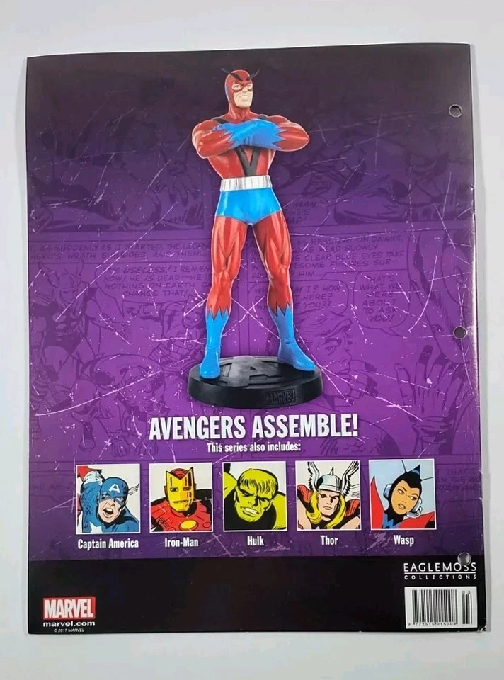 Figura y revista Eaglemoss 2017 Marvel Fact Files Classic Special #03 Giant-Man Foto 3 de 4