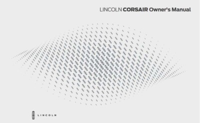 2025 Lincoln Corsair Owner's Manual