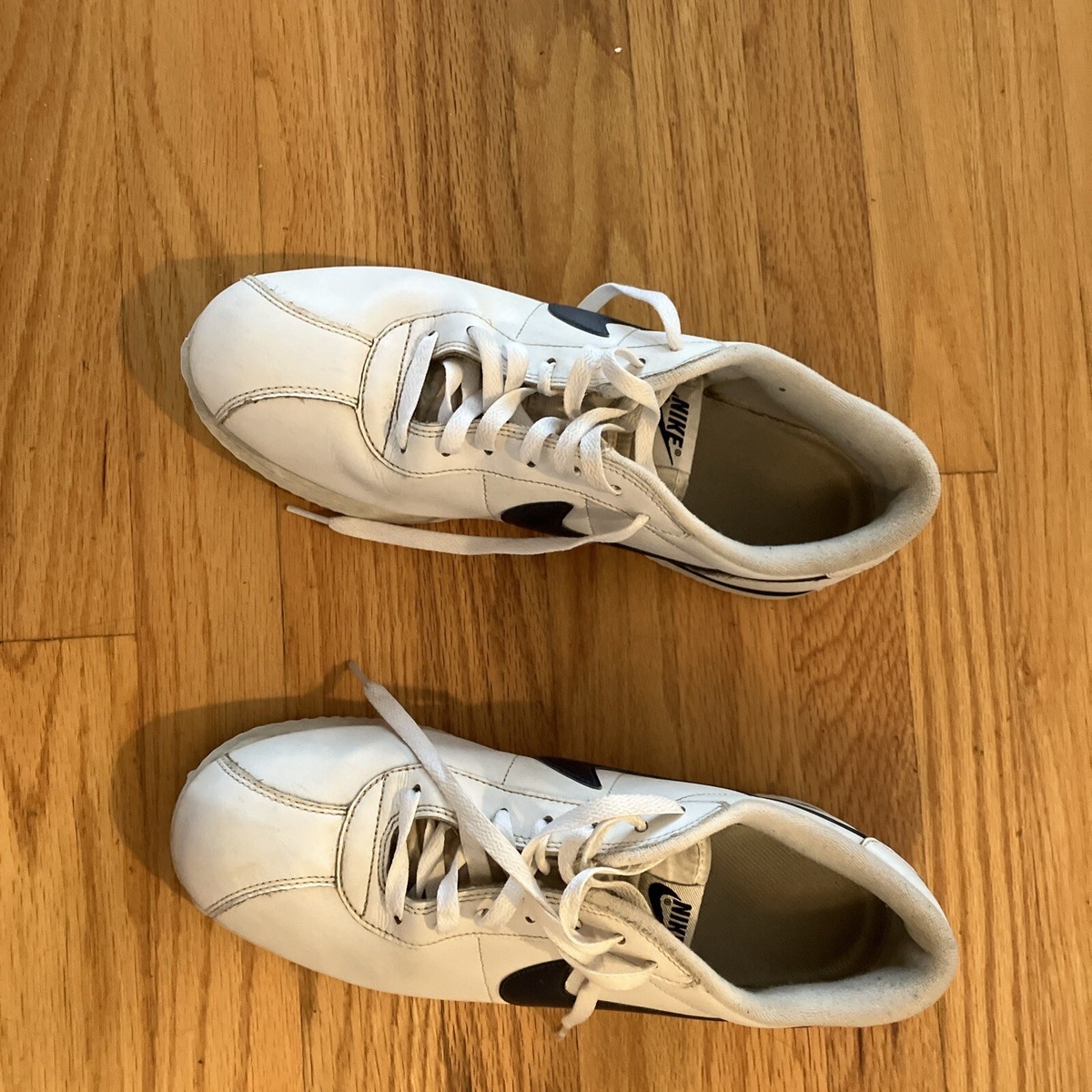 Size 11 - Nike Cortez Basic Leather '06 White Navy for sale