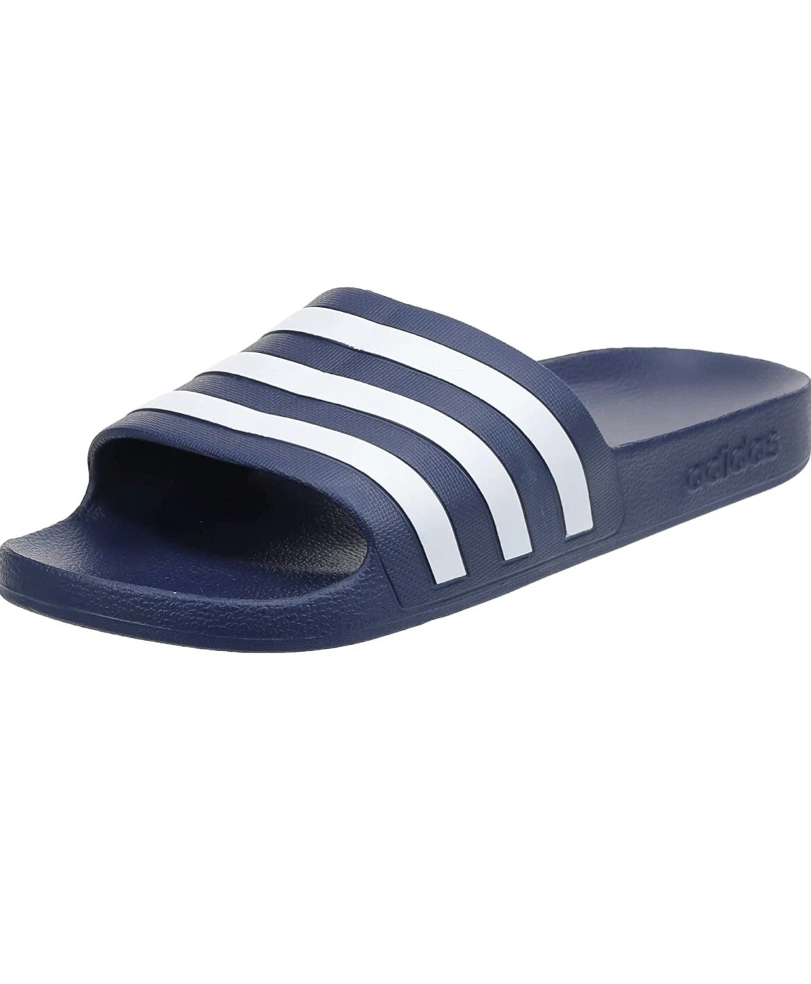 Adidas 12 Adilette Aqua Slides bagno taglia 11 blu scuro