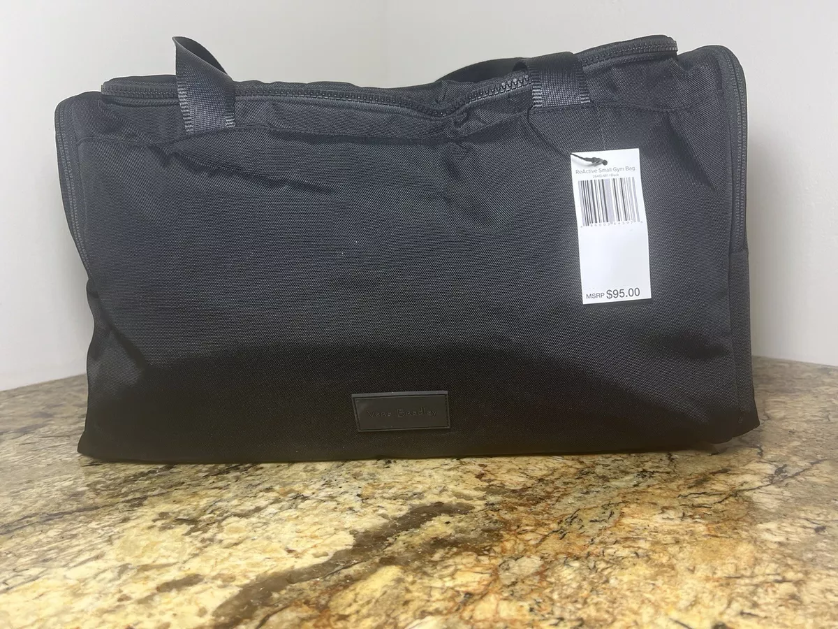 Vera Bradley Women s Recycled Lighten Up ReActive Small Gym Bag Black