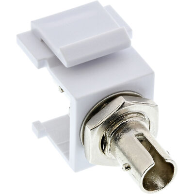 InLine  LWL Keystone Snap-in Kupplung, Simplex ST/ST, multimode, Keramik-Hülse