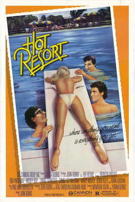 HOT RESORT Movie POSTER 27x40 Bronson Pinchot Tom Parsekian Michael Berz Linda