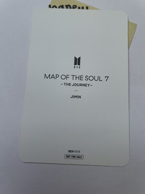 BTS JIMIN MAP OF THE SOUL 7 THE JOURNEY Official Photocard JAPAN