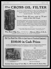 1912 American Steam Gauge & Valve Mfg Boston Thompson Indicator Vintage Print Ad