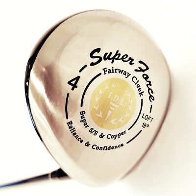 Nissin Golf USA Super Light 3000 Super Force Fairway Cleek 4 Loft 18° Incl Cover
